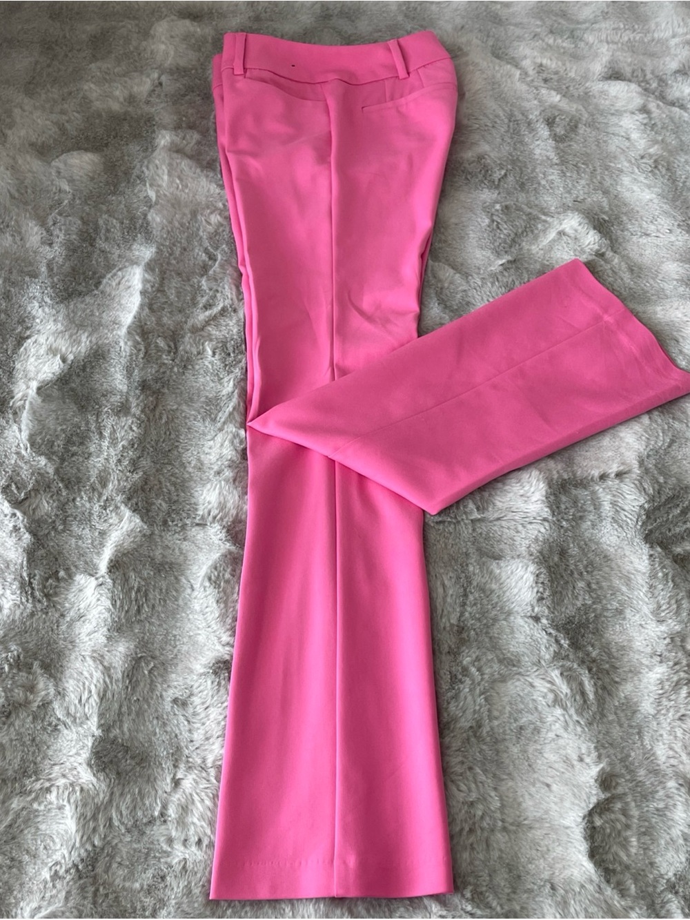 7th Avenue Design Studio New York & Co Pink Straight Pants Flat Front-0326
